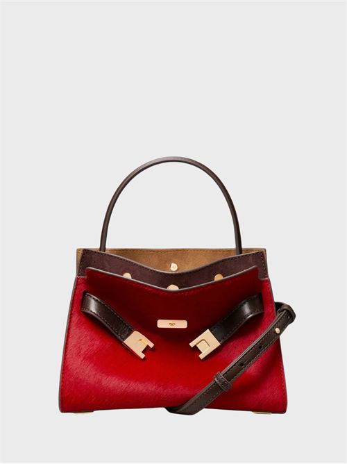 Lee Radziwill Petite Double Calfskin and Suede Bag TORY BURCH | 183349600